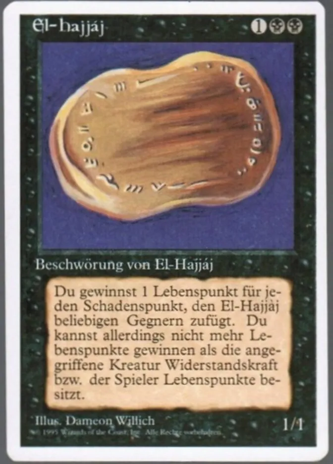 1995 Fourth Edition El-Hajjâj rare #134† rare card image