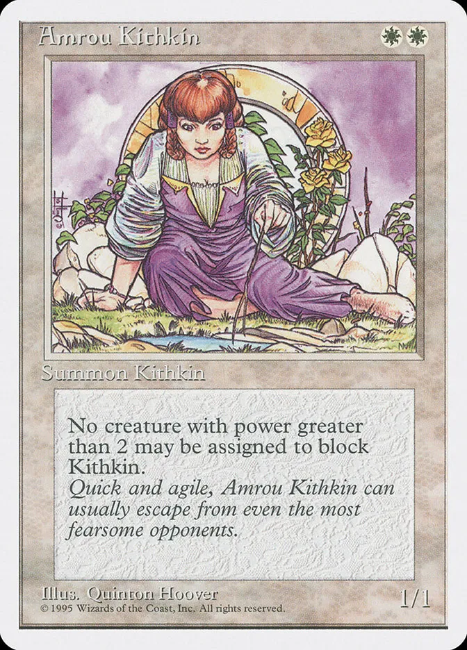1995 Fourth Edition Amrou Kithkin common #2 common card image
