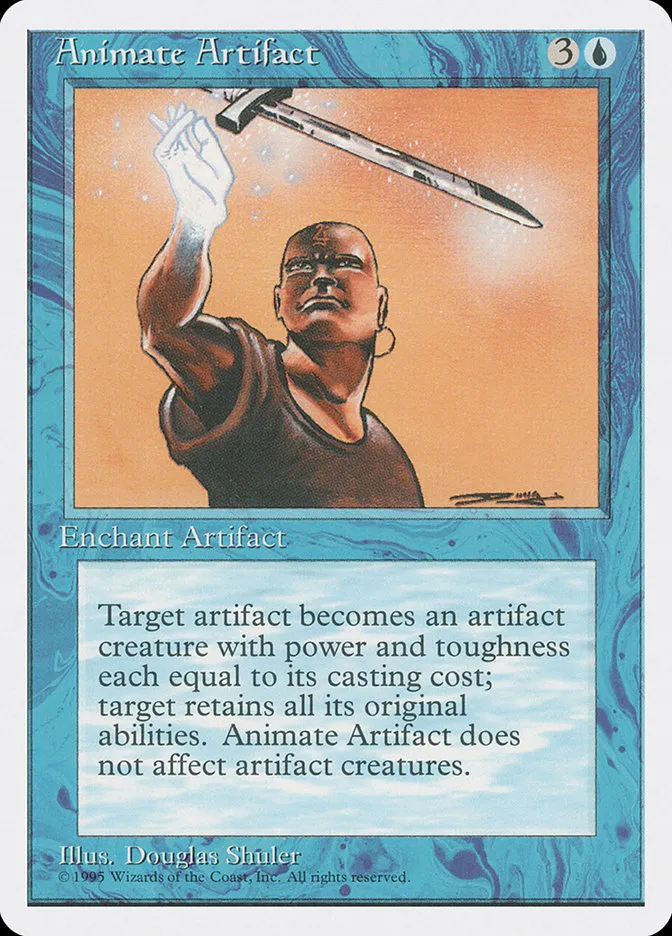 1995 Fourth Edition Animate Artifact uncommon #60 uncommon card image