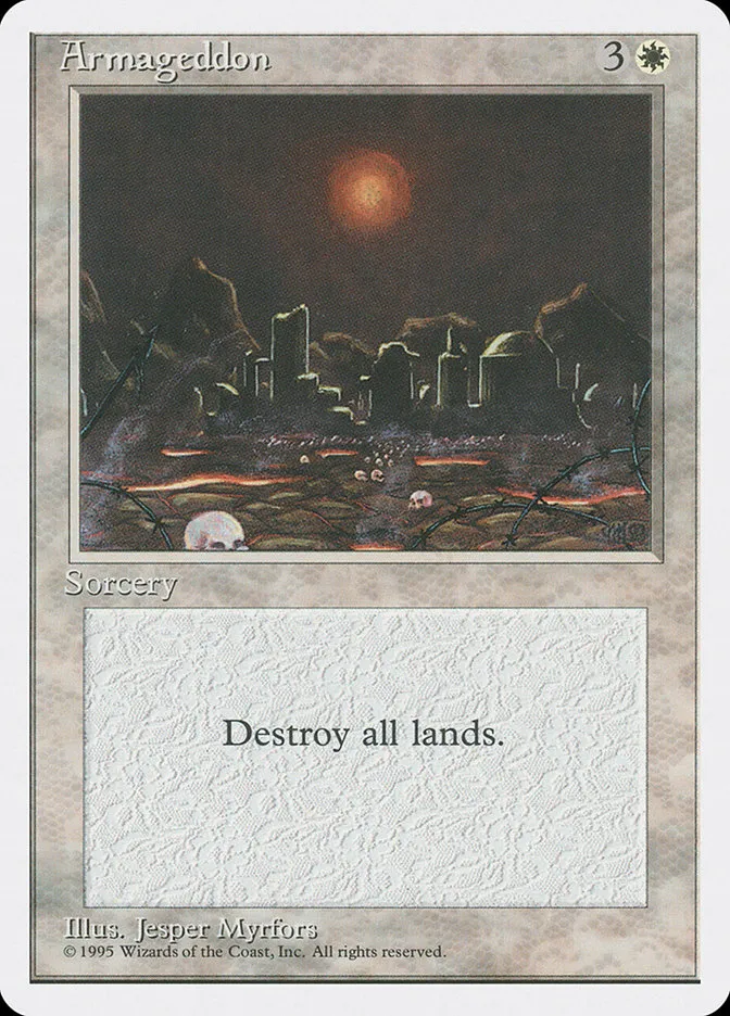 1995 Fourth Edition Armageddon rare #5 rare card image