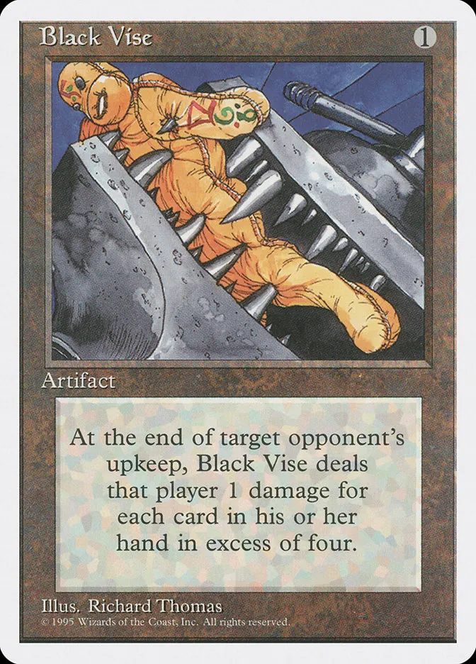 1995 Fourth Edition Black Vise uncommon #299 uncommon card image