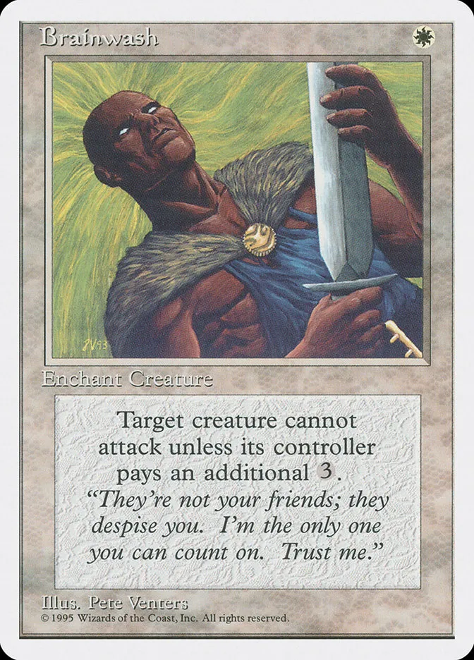 1995 Fourth Edition Brainwash common #11 common card image