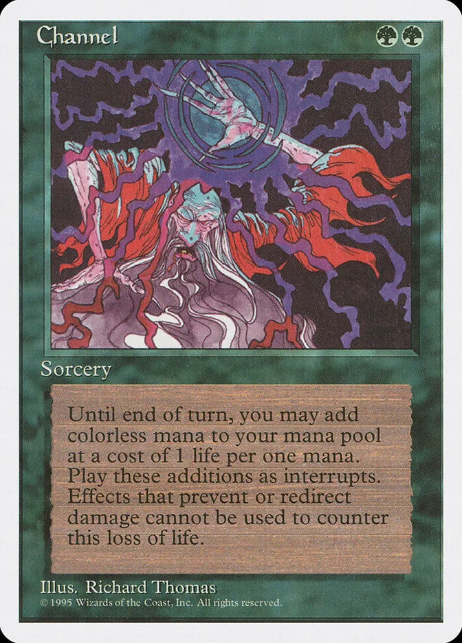 1995 Fourth Edition Channel [Alternate] uncommon #236 uncommon card image