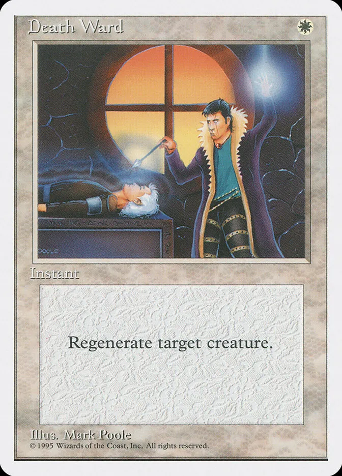 1995 Fourth Edition Death Ward common #21 common card image