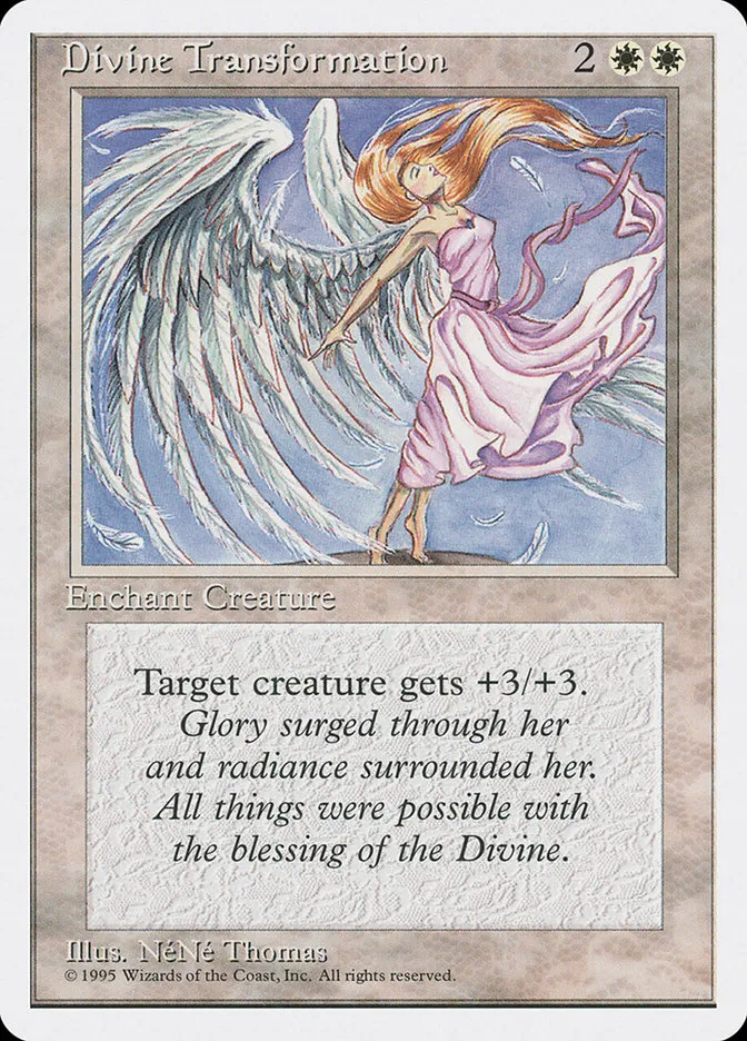 1995 Fourth Edition Divine Transformation uncommon #23 uncommon card image