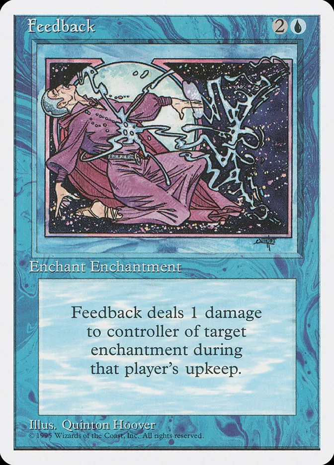 1995 Fourth Edition Feedback uncommon #71 uncommon card image