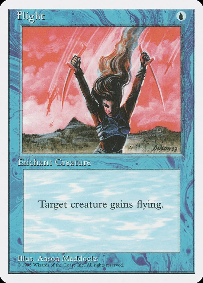 1995 Fourth Edition Flight common #72 common card image