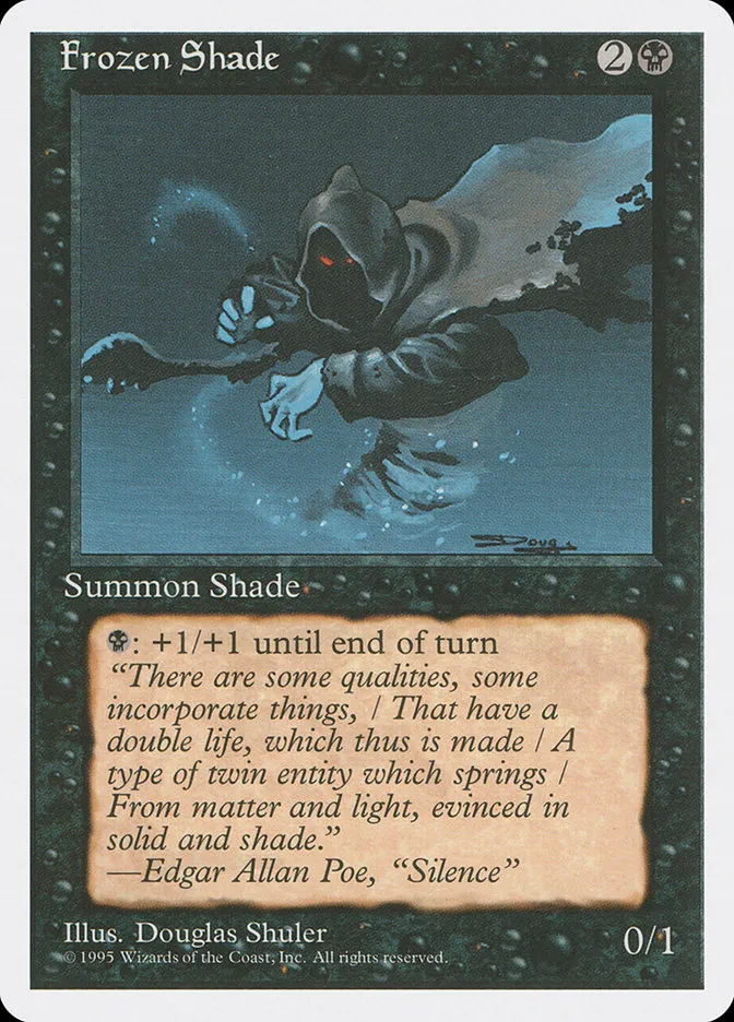 1995 Fourth Edition Frozen Shade common #138 common card image