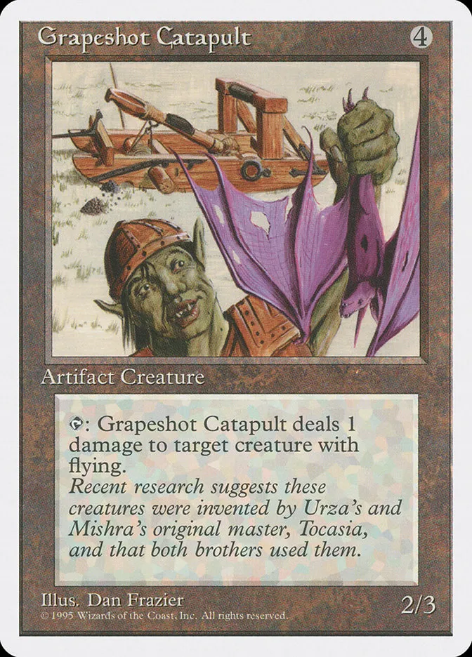 1995 Fourth Edition Grapeshot Catapult common #322 common card image