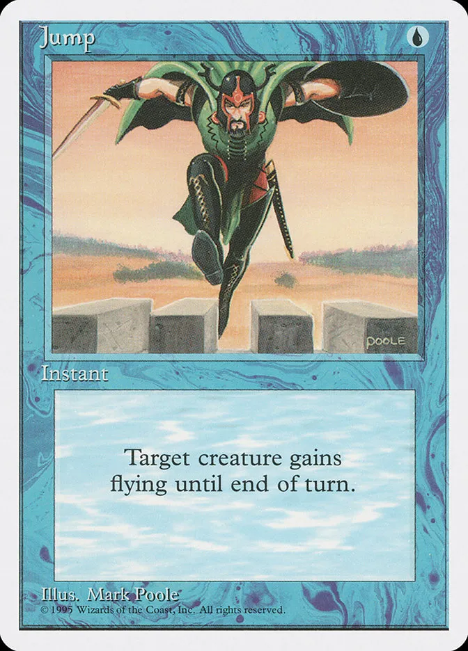 1995 Fourth Edition Jump [Alternate] common #79 common card image