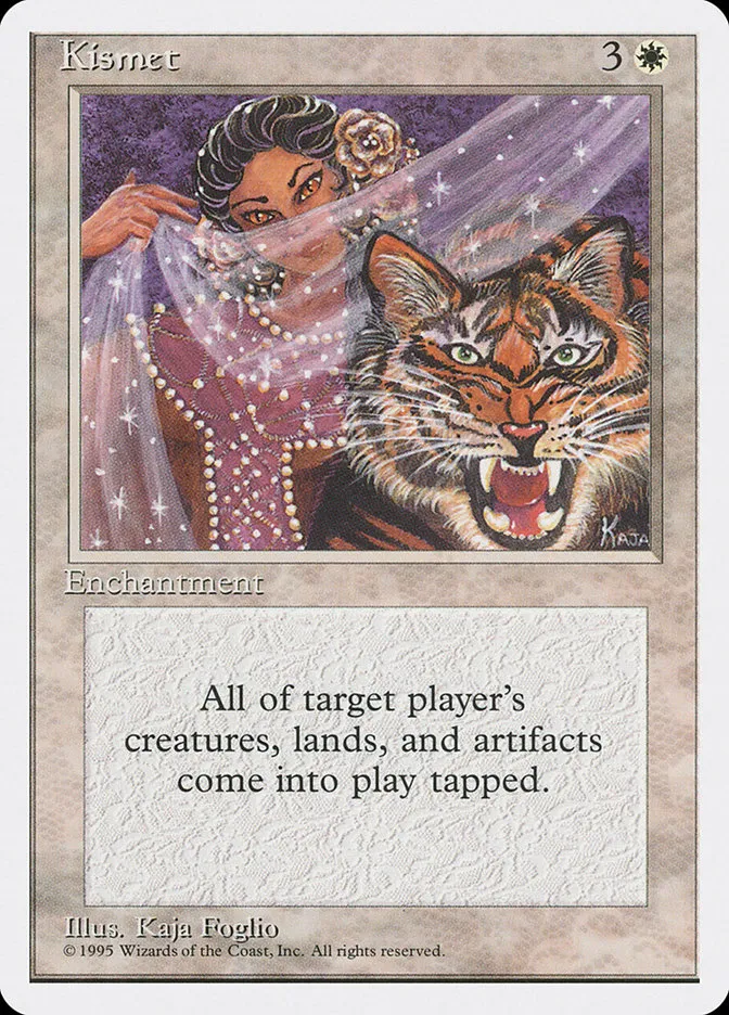 1995 Fourth Edition Kismet uncommon #33 uncommon card image