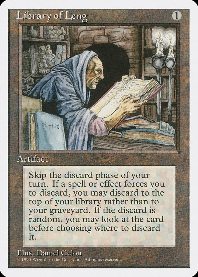 1995 Fourth Edition Library of Leng uncommon #333 uncommon card image
