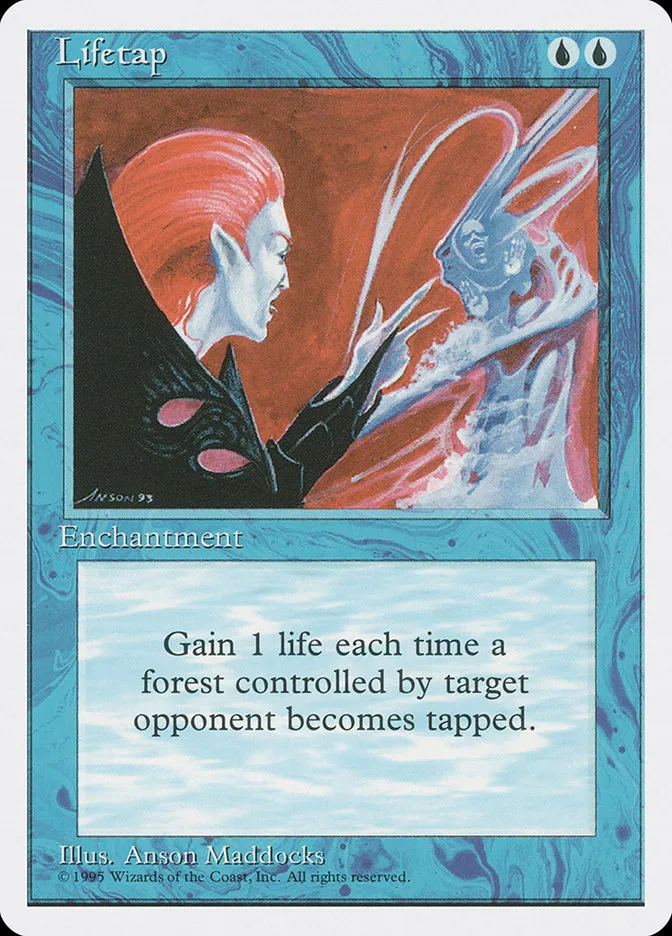 1995 Fourth Edition Lifetap uncommon #81 uncommon card image