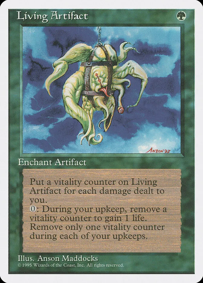 1995 Fourth Edition Living Artifact #259 rare card image
