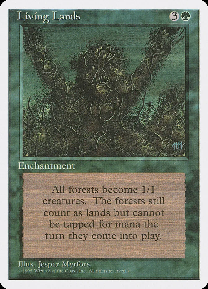 1995 Fourth Edition Living Lands rare #260 rare card image