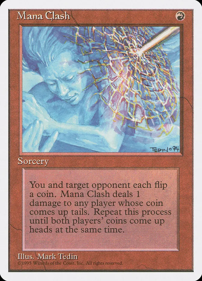 1995 Fourth Edition Mana Clash rare #210 rare card image