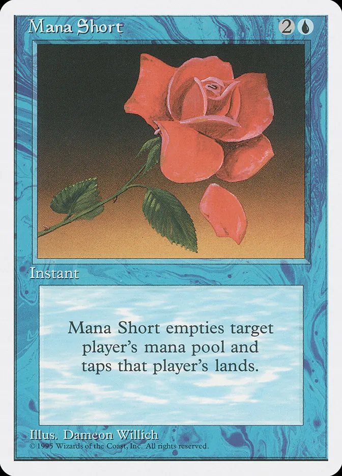 1995 Fourth Edition Mana Short rare #85 rare card image