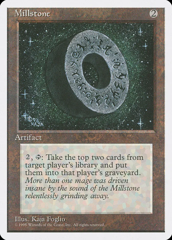 1995 Fourth Edition Millstone rare #336 rare card image
