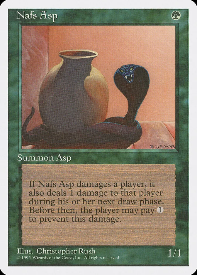 1995 Fourth Edition Nafs Asp common #264 common card image