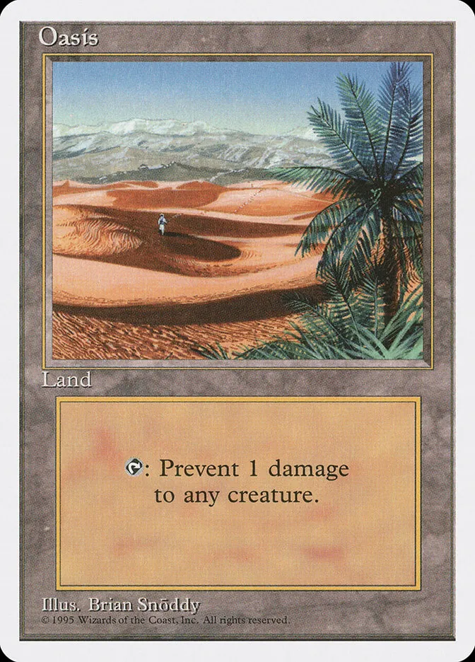 1995 Fourth Edition Oasis uncommon #362 uncommon card image