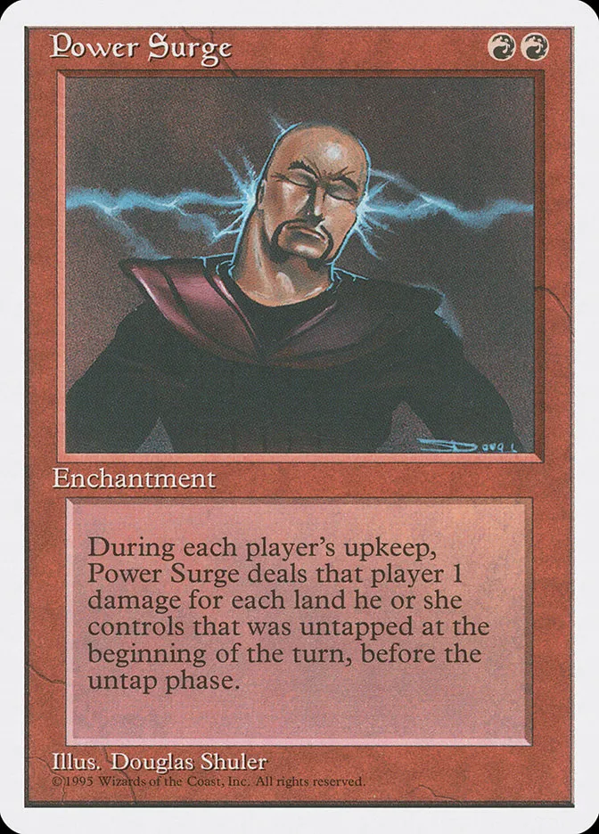 1995 Fourth Edition Power Surge rare #216 rare card image