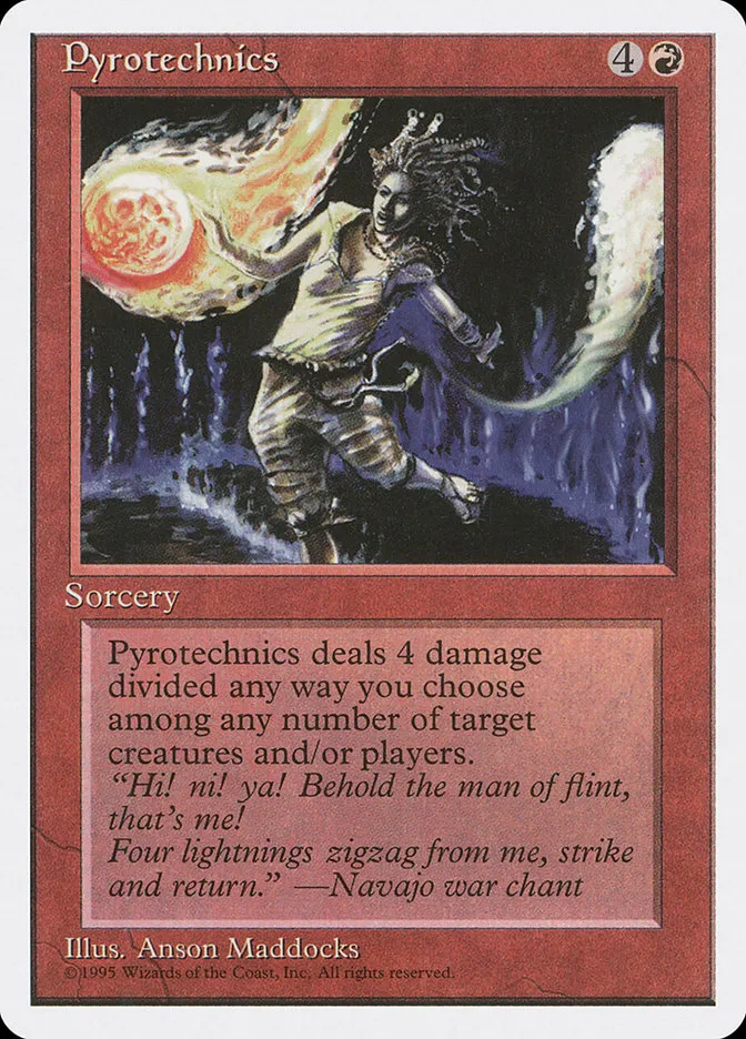 1995 Fourth Edition Pyrotechnics uncommon #217 uncommon card image