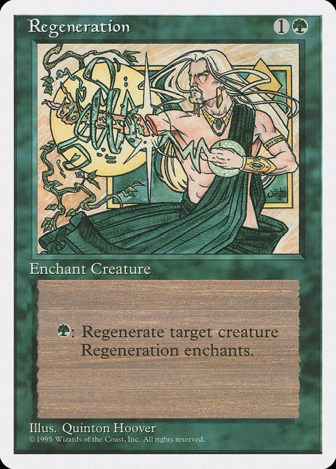 1995 Fourth Edition Regeneration common #268 common card image