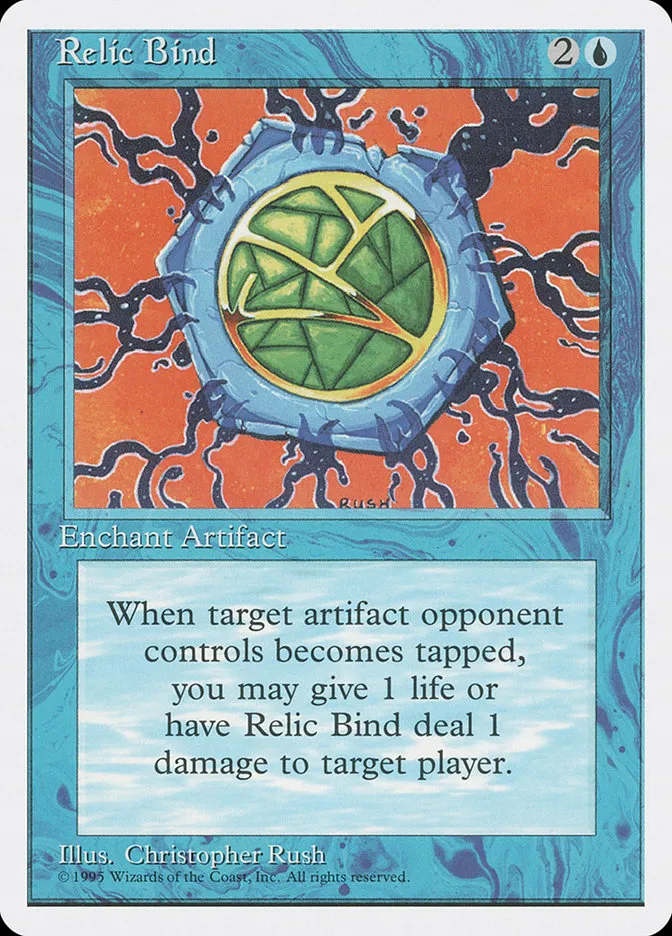 1995 Fourth Edition Relic Bind rare #97 rare card image