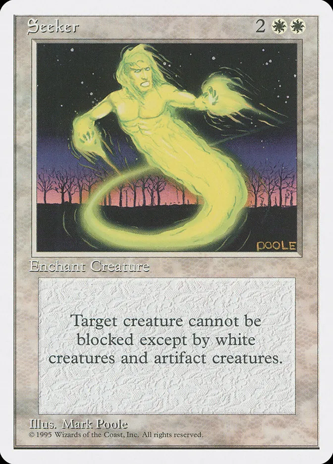1995 Fourth Edition Seeker common #49 common card image