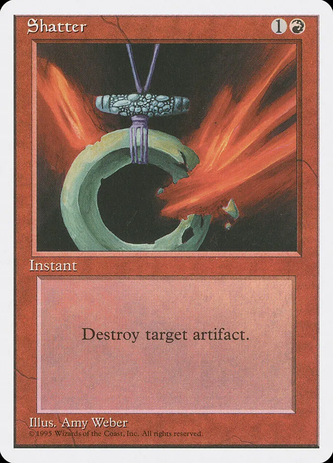 1995 Fourth Edition Shatter common #219 common card image
