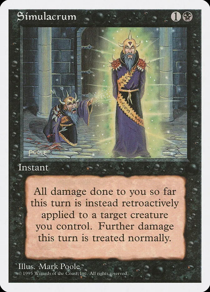 1995 Fourth Edition Simulacrum uncommon #161 uncommon card image