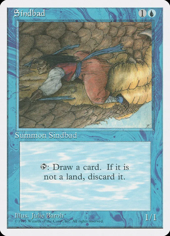 1995 Fourth Edition Sindbad uncommon #100 uncommon card image