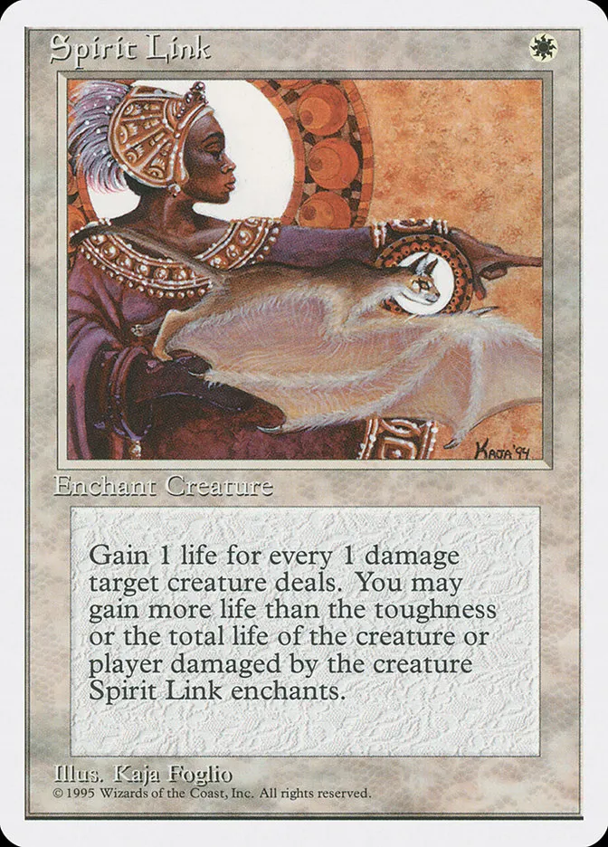 1995 Fourth Edition Spirit Link uncommon #51 uncommon card image
