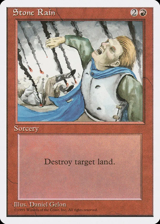1995 Fourth Edition Stone Rain common #224 common card image