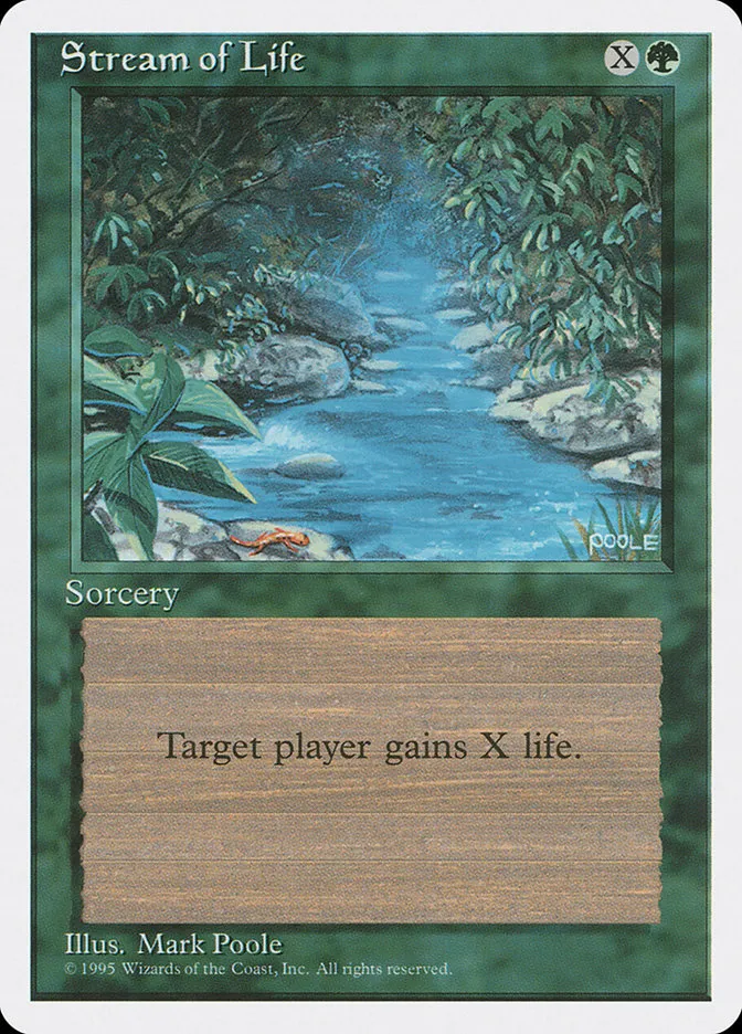 1995 Fourth Edition Stream of Life common #272 common card image