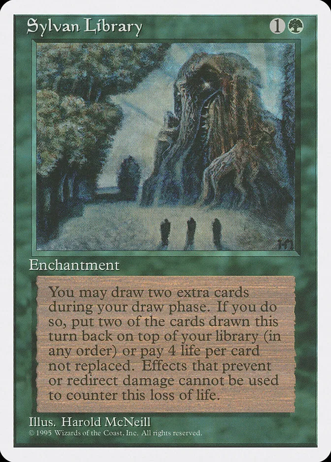 1995 Fourth Edition Sylvan Library rare #273 rare card image