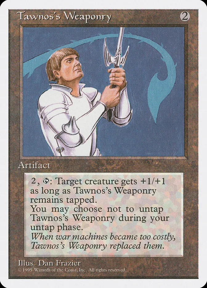 1995 Fourth Edition Tawnos's Weaponry uncommon #349 uncommon card image