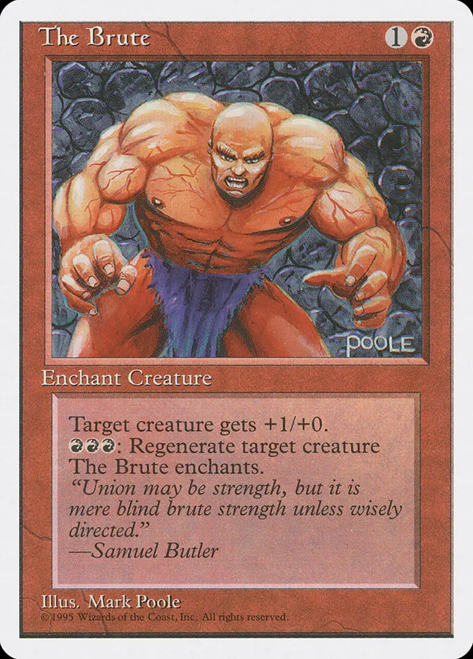 1995 Fourth Edition The Brute common #226 common card image