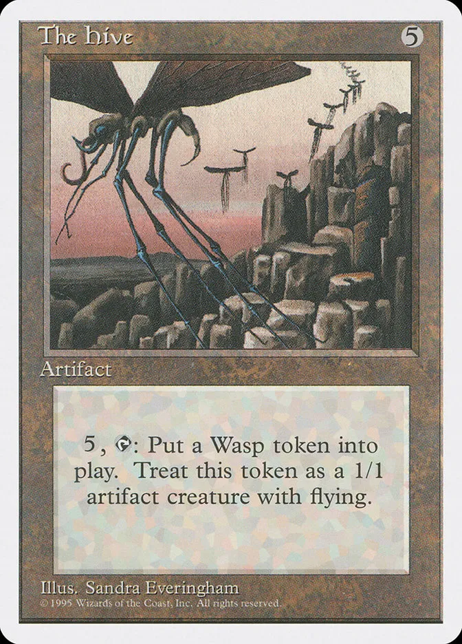1995 Fourth Edition The Hive rare #351 rare card image