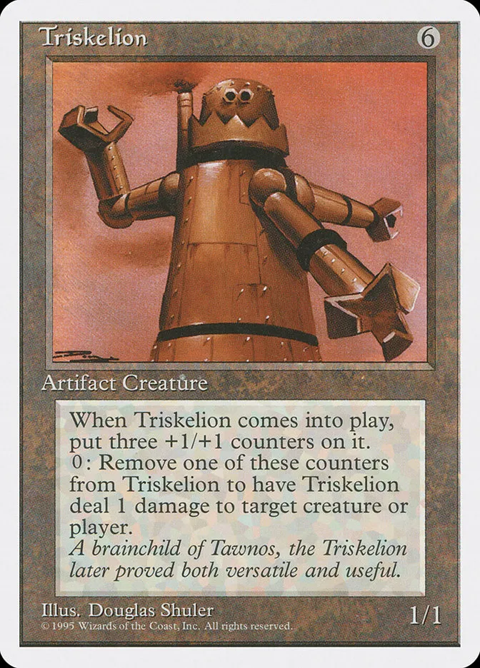 1995 Fourth Edition Triskelion rare #354 rare card image