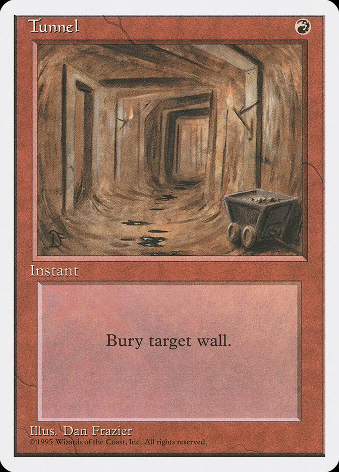 1995 Fourth Edition Tunnel uncommon #227 uncommon card image