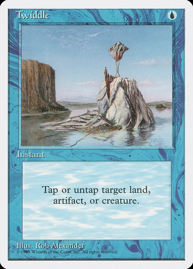 1995 Fourth Edition Twiddle common #109 common card image