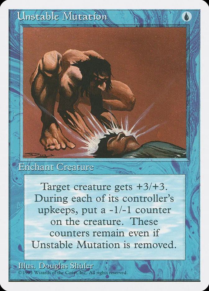 1995 Fourth Edition Unstable Mutation common #110 common card image