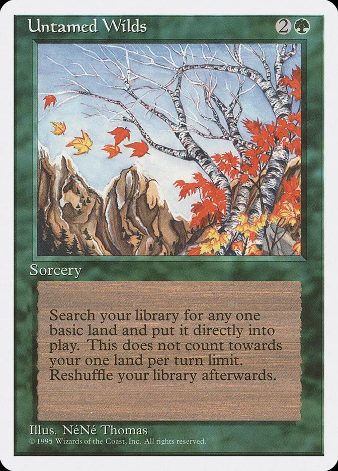 1995 Fourth Edition Untamed Wilds uncommon #279 uncommon card image