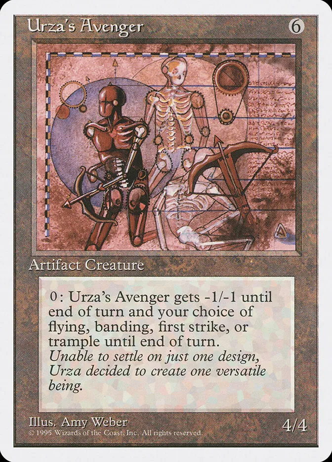 1995 Fourth Edition Urza's Avenger rare #355 rare card image