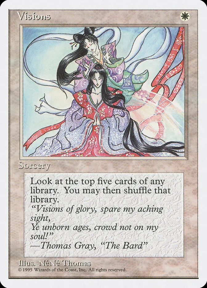 1995 Fourth Edition Visions uncommon #54 uncommon card image