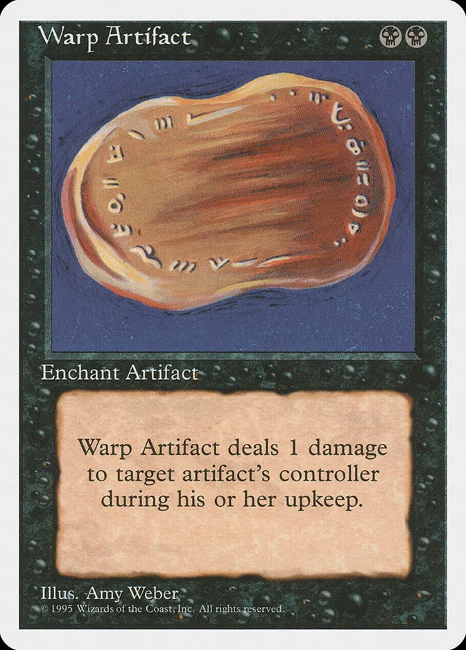 1995 Fourth Edition Warp Artifact rare #169 rare card image
