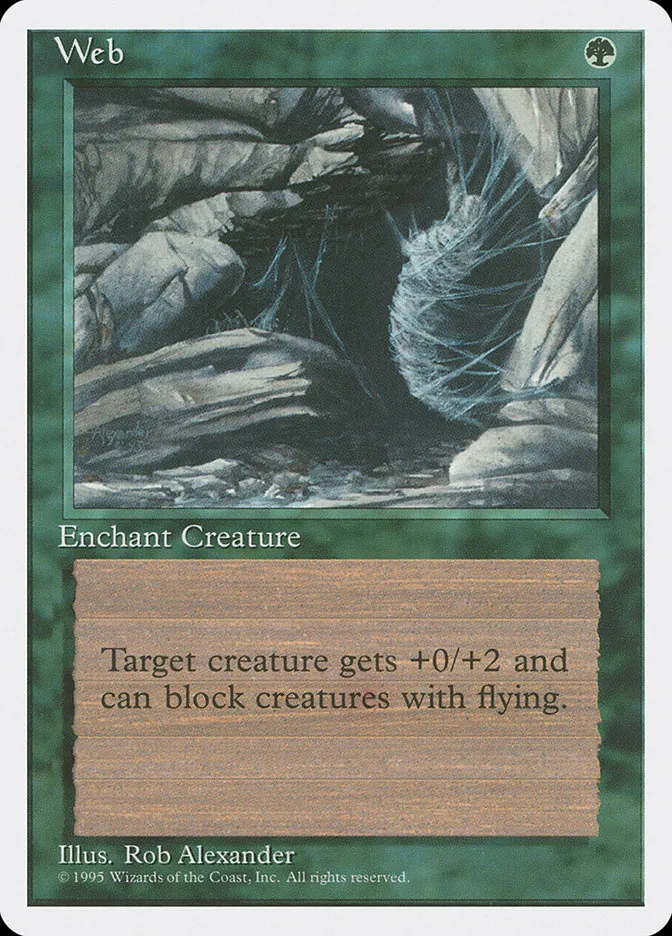1995 Fourth Edition Web rare #287 rare card image