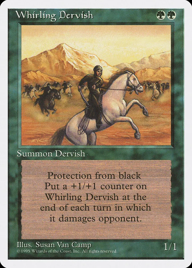 1995 Fourth Edition Whirling Dervish #288 uncommon card image