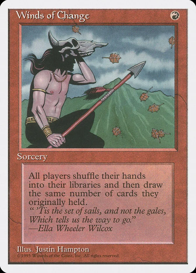 1995 Fourth Edition Winds of Change rare #232 rare card image